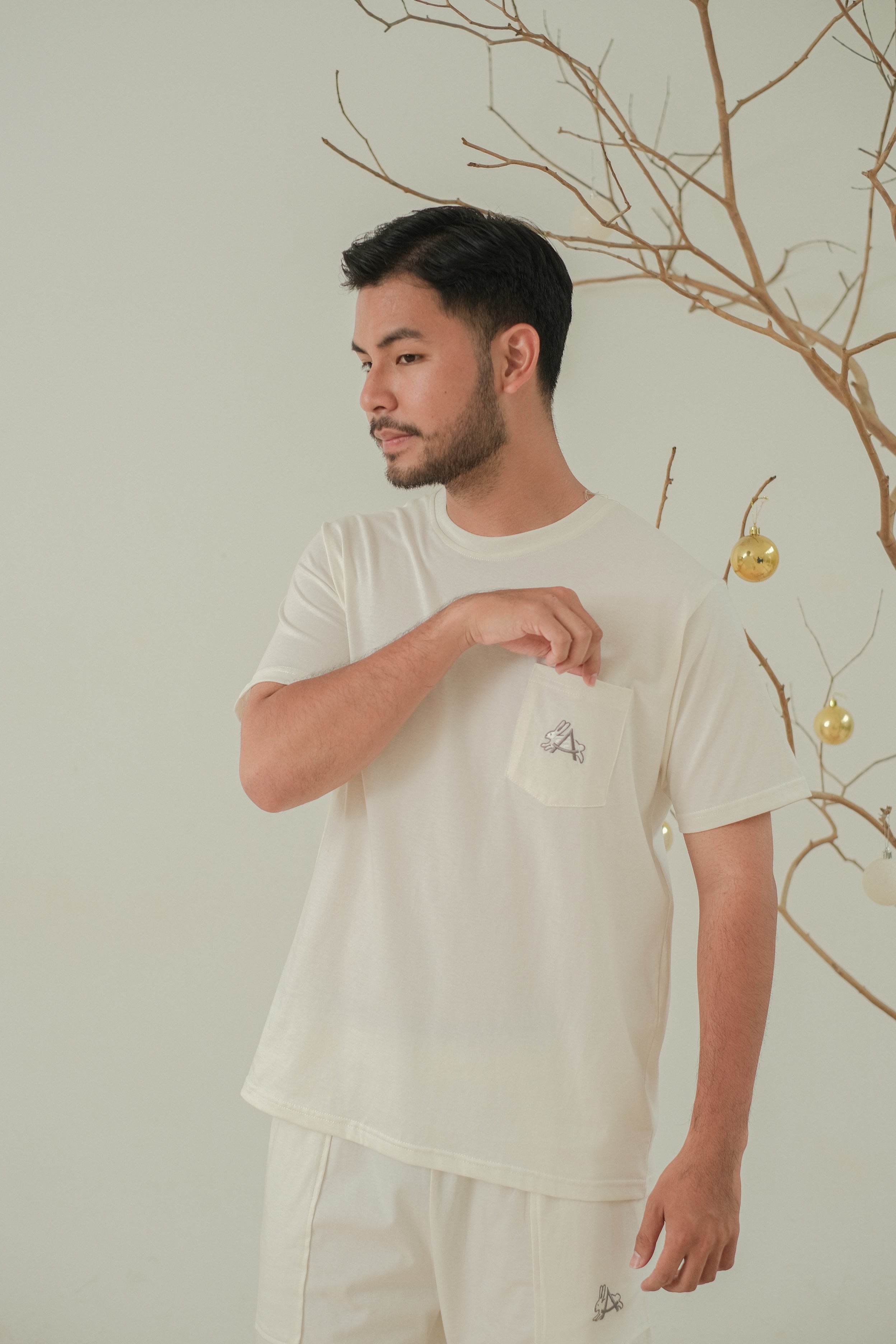Men Coco Vanilla Cotton Short Pajamas Set