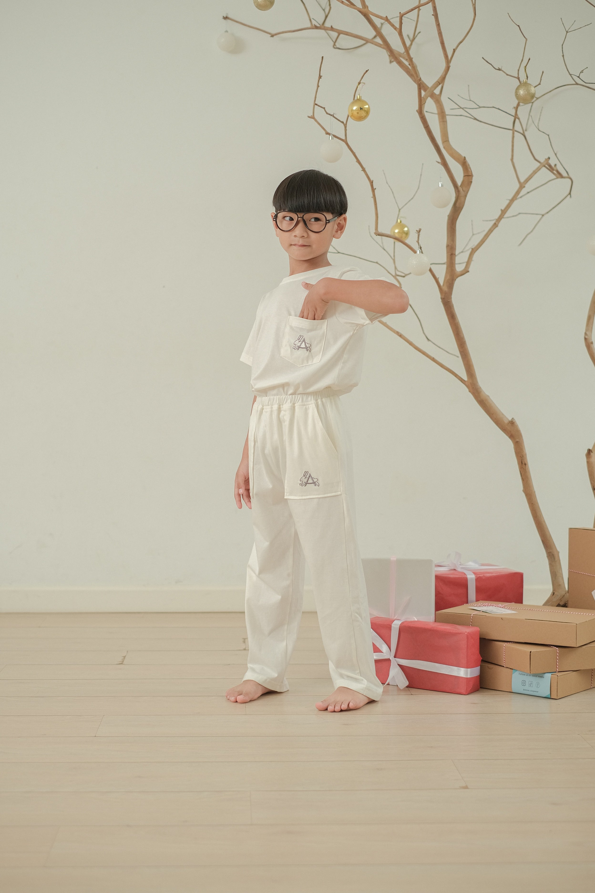 Coco Vanilla Cotton Short Pajamas Set for Kids
