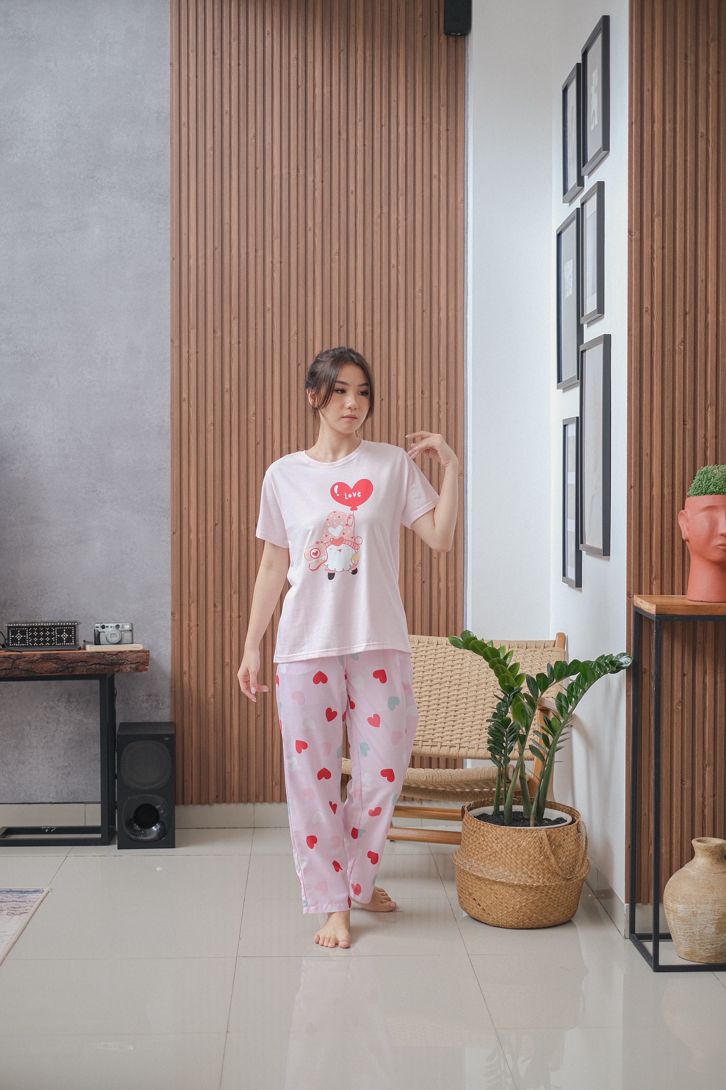 Anya Love Cotton Long Pajamas Set