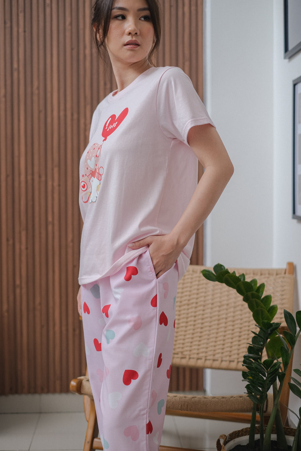 Anya Love Cotton Long Pajamas Set