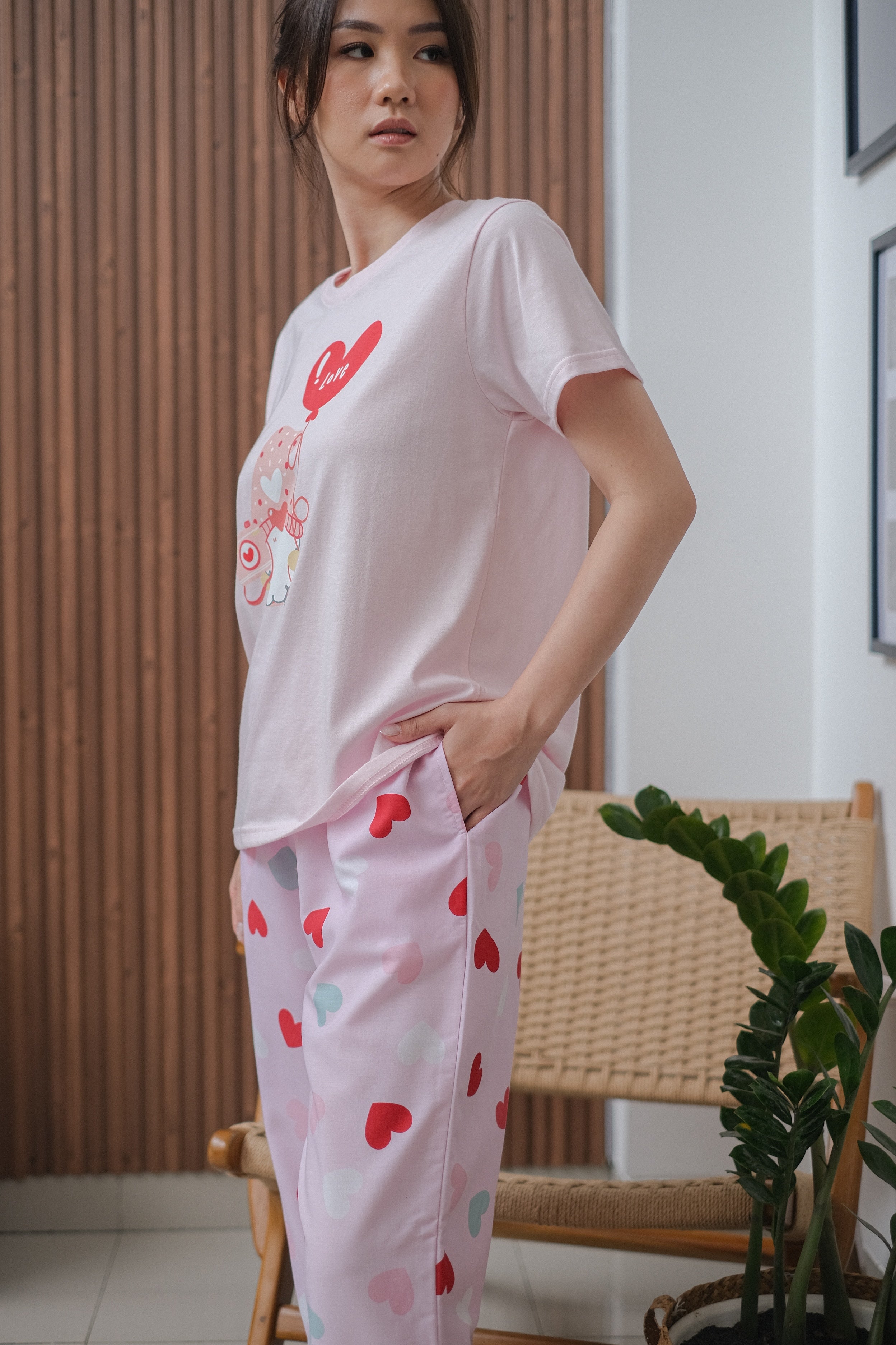 Anya Love Cotton Long Pajamas Set