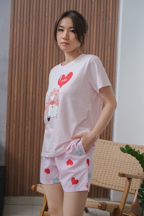 Anya Love Cotton Short Pajamas Set