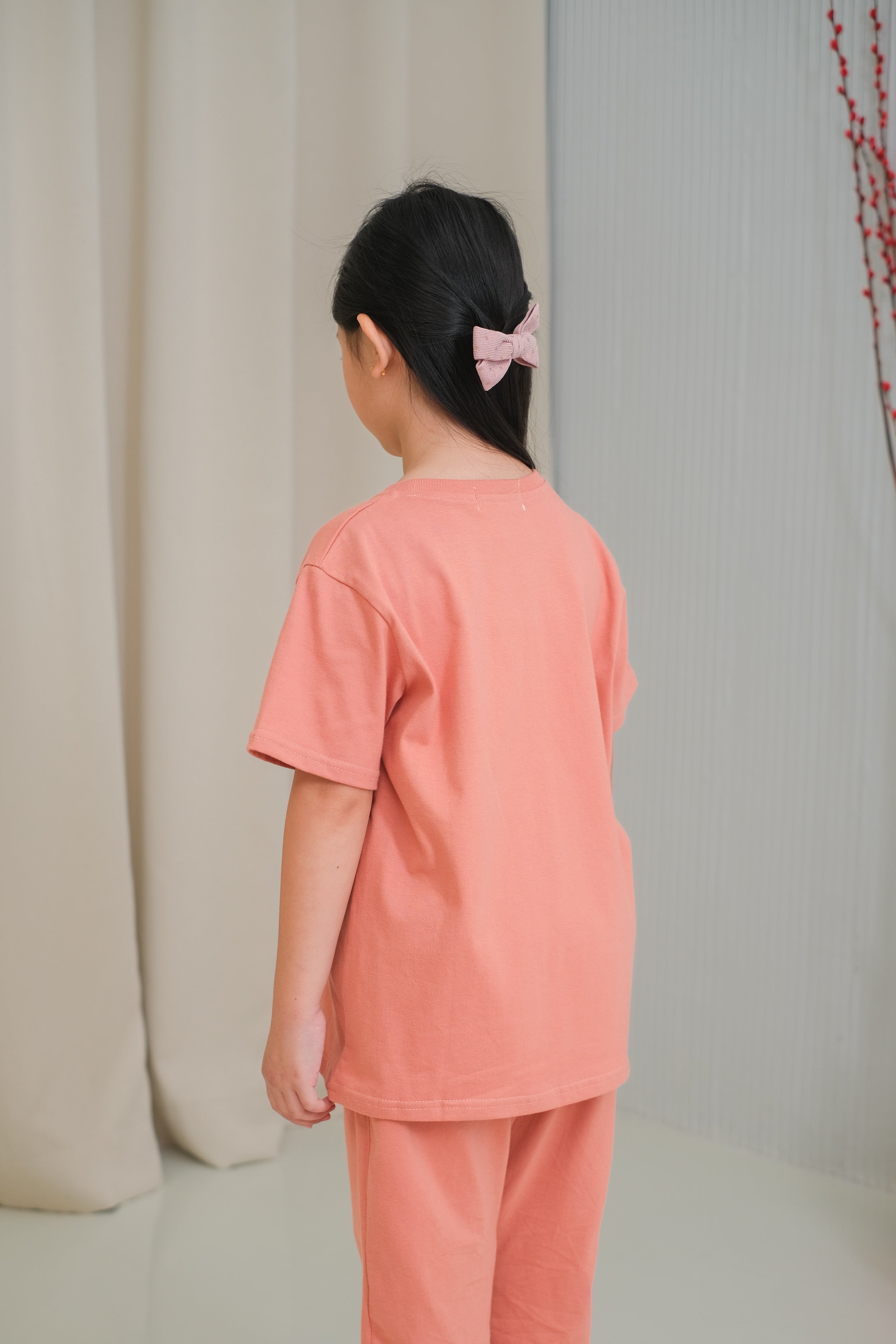 Coco Terracotta Cotton Short Pajamas Set for Kids