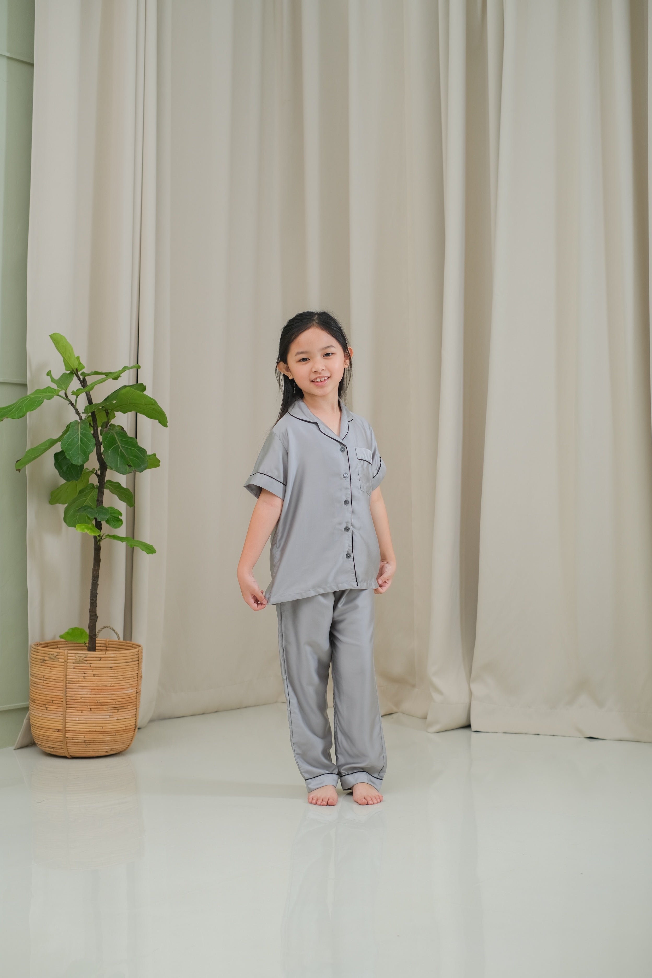 Gemma Organic Silk Short Pajamas Set for Kids
