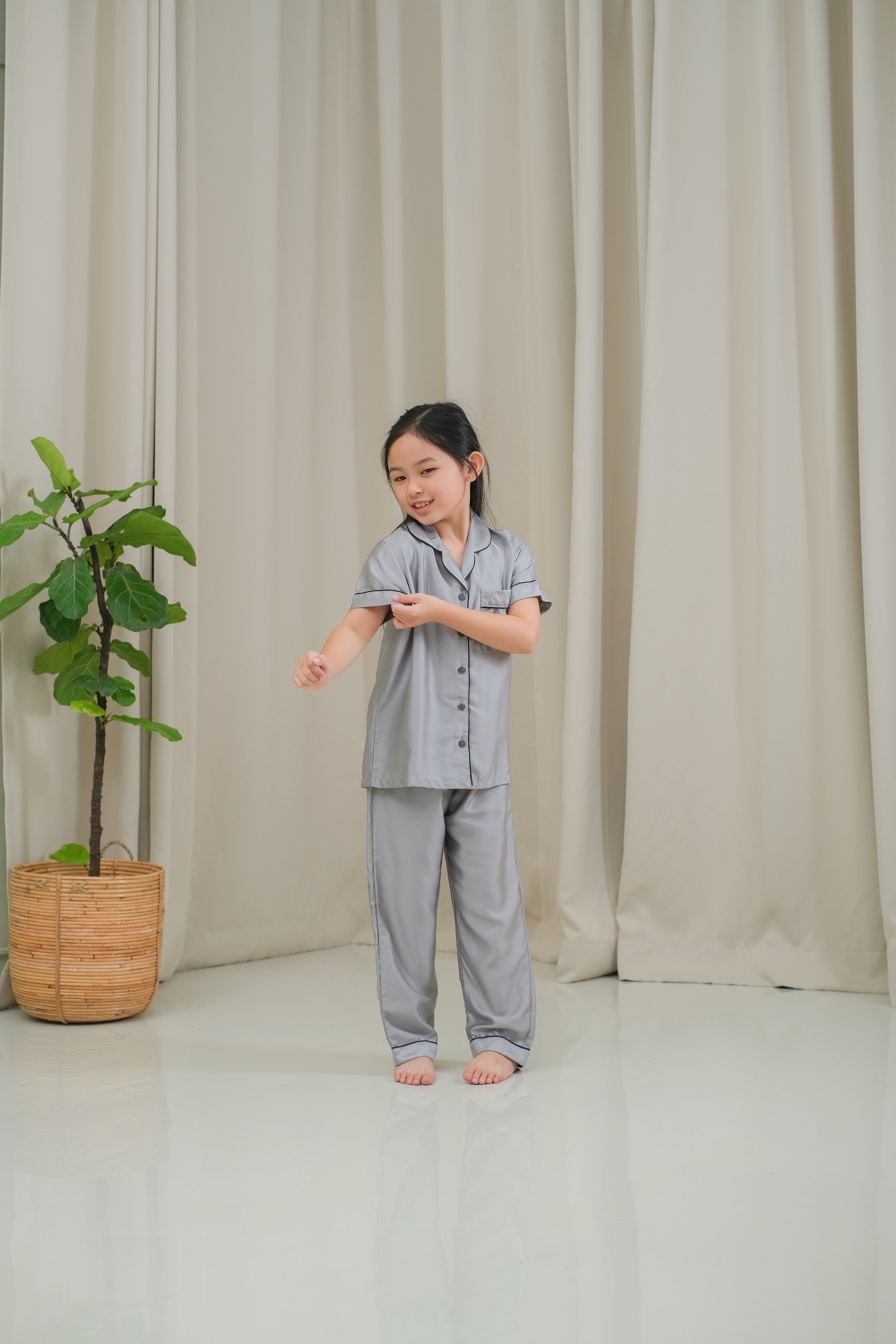 Gemma Organic Silk Short Pajamas Set for Kids
