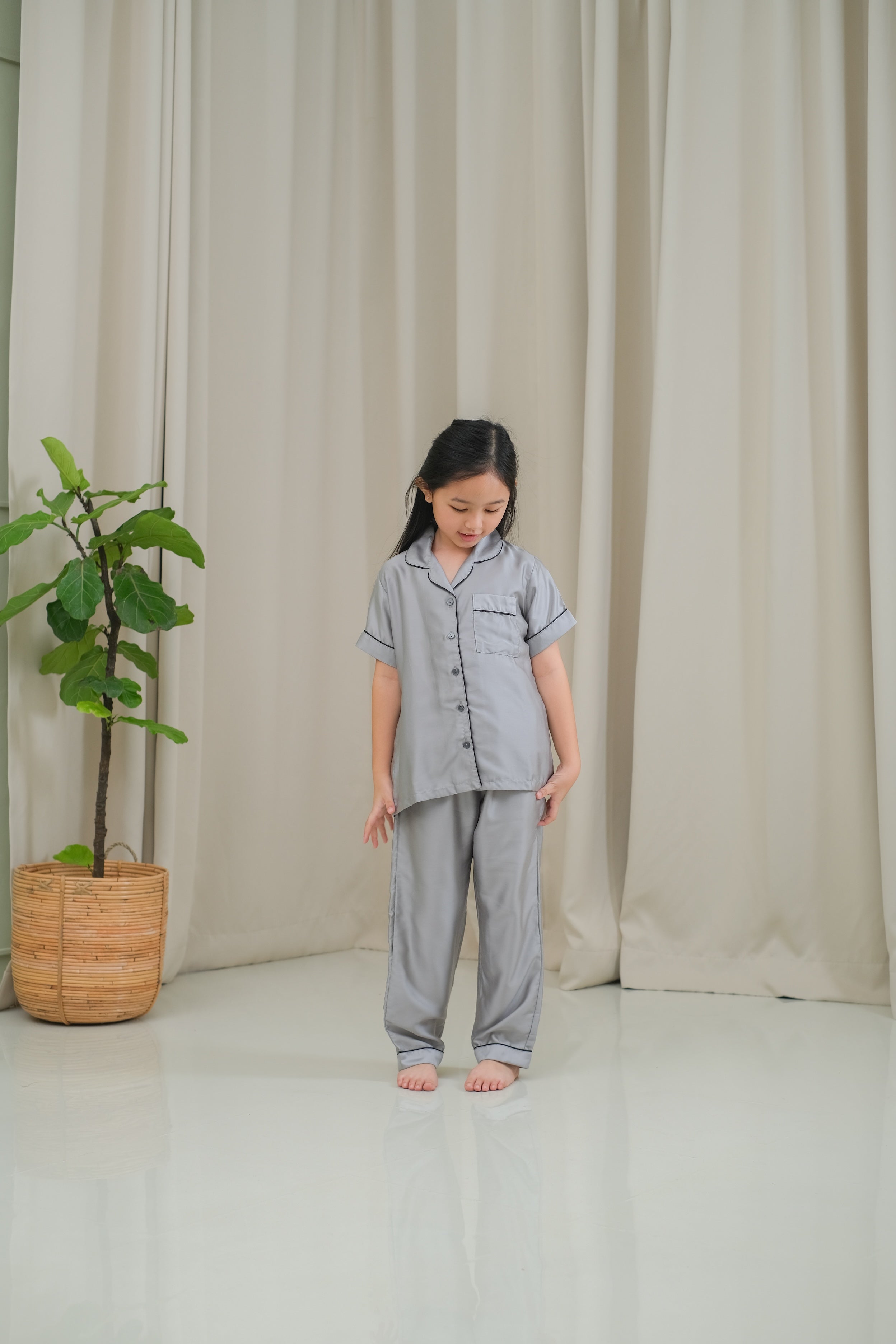 Gemma Organic Silk Short Pajamas Set for Kids