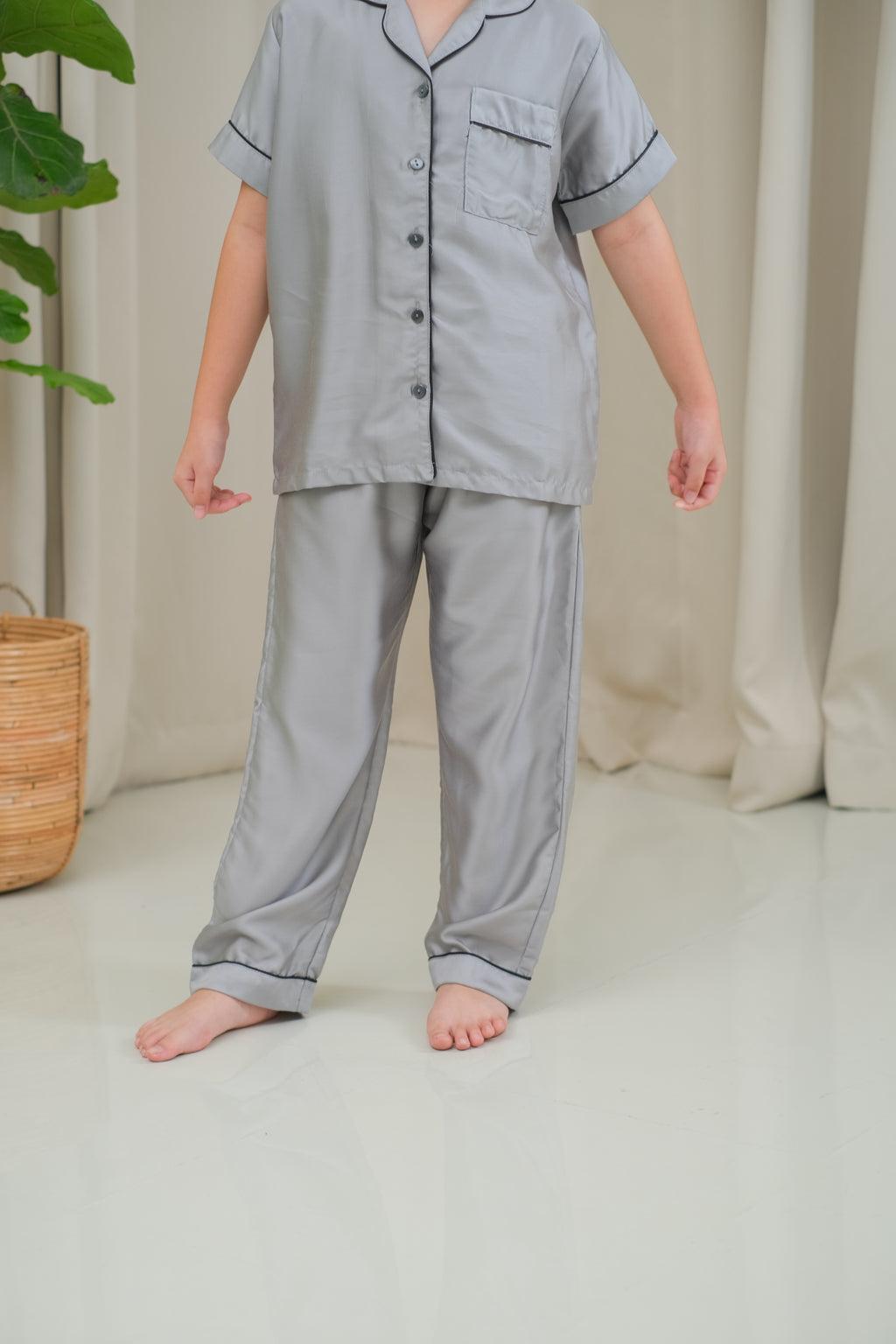 Gemma Organic Silk Short Pajamas Set for Kids