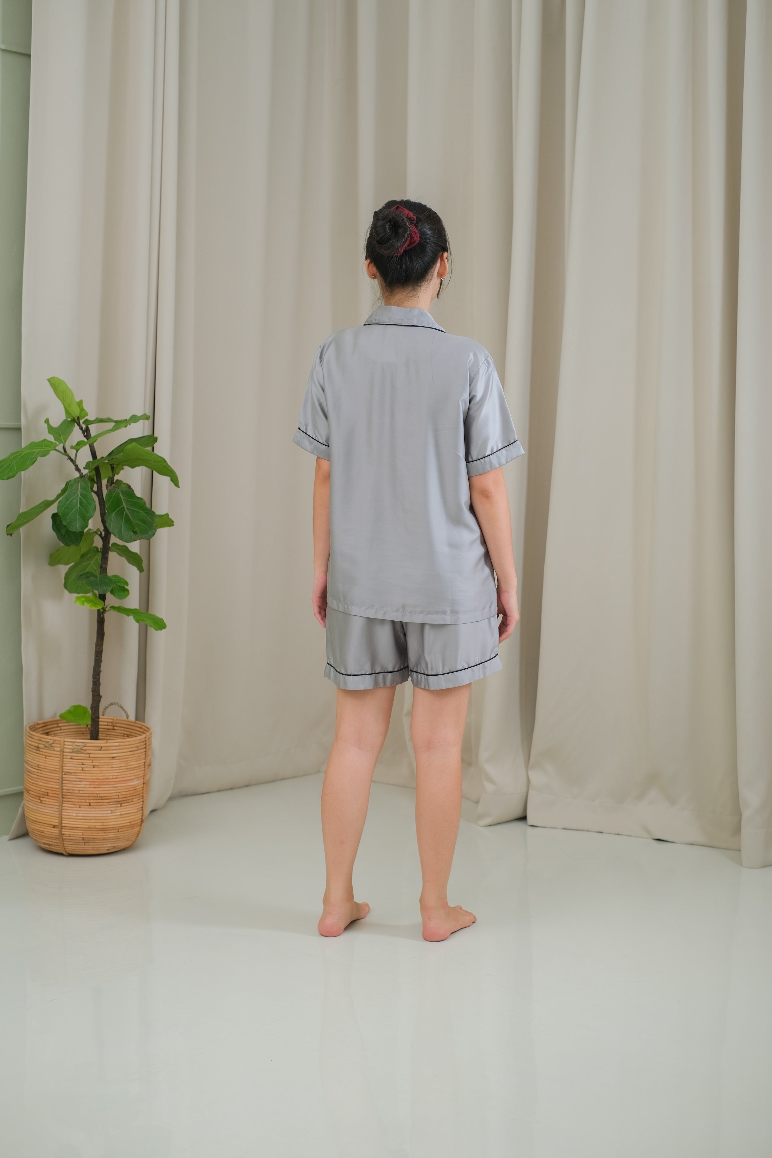 Gemma Organic Silk Short Pajamas Set