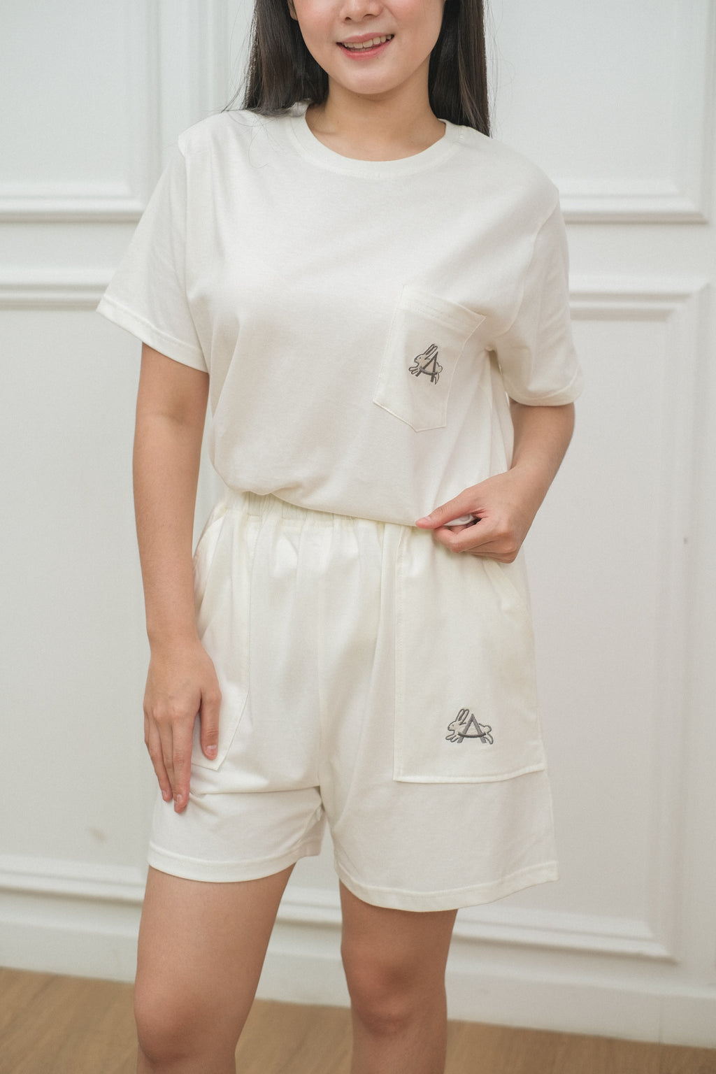 Women Coco Vanilla Cotton Short Pajamas Set
