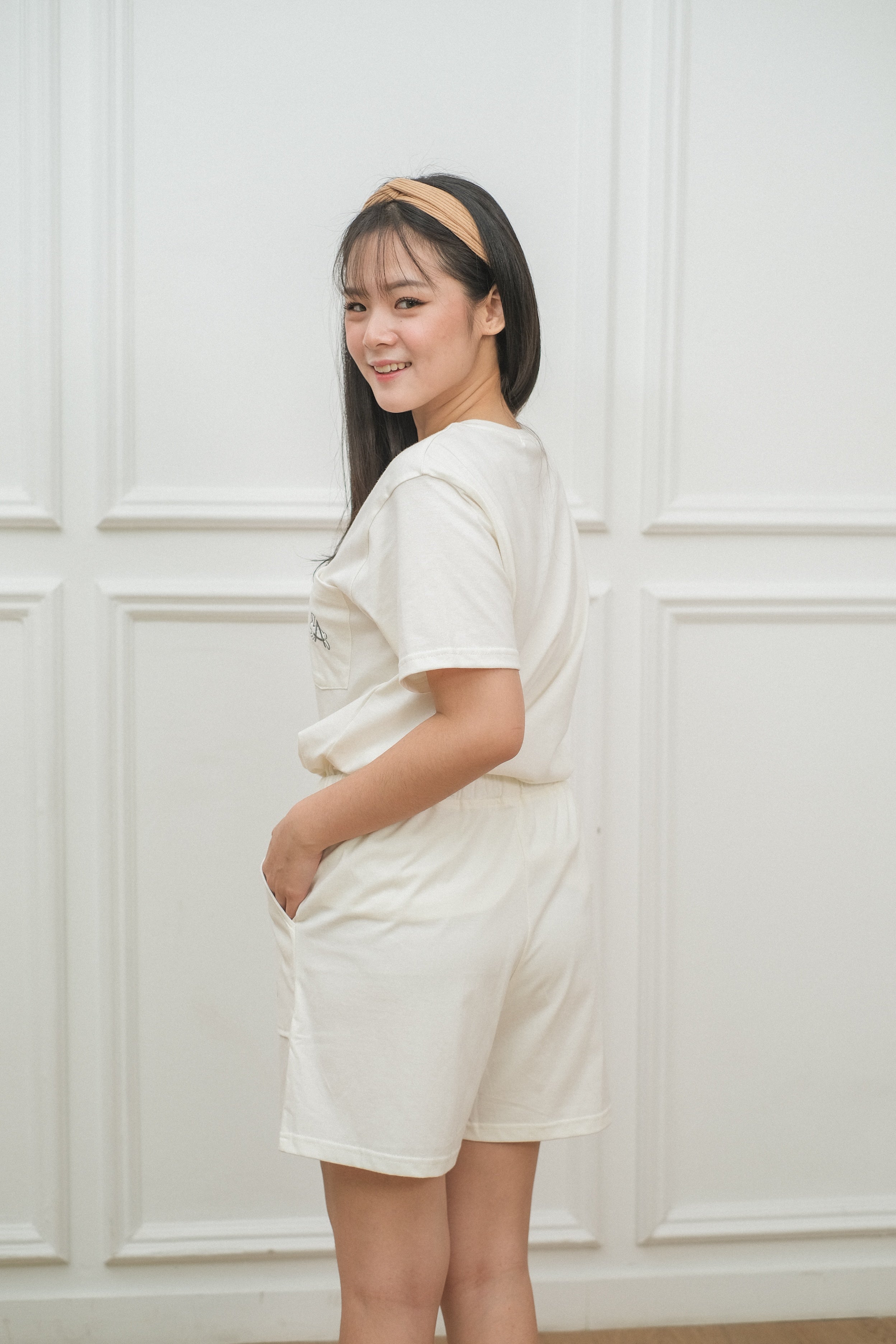 Women Coco Vanilla Cotton Short Pajamas Set