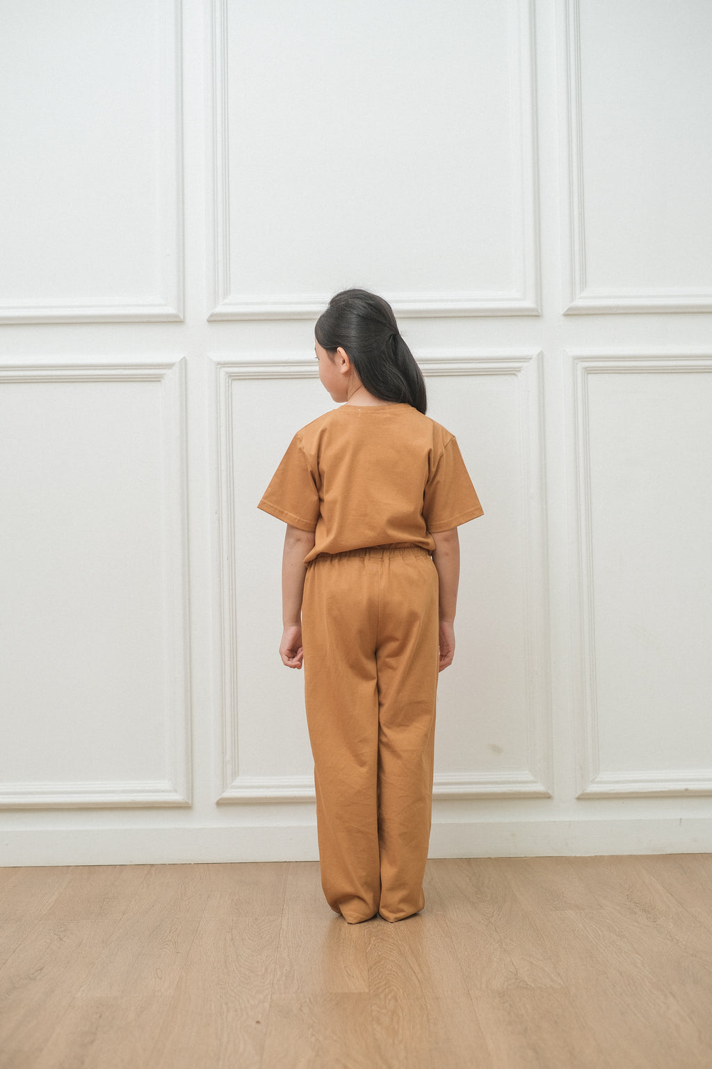 Coco Caramel Cotton Short Pajamas Set for Kids