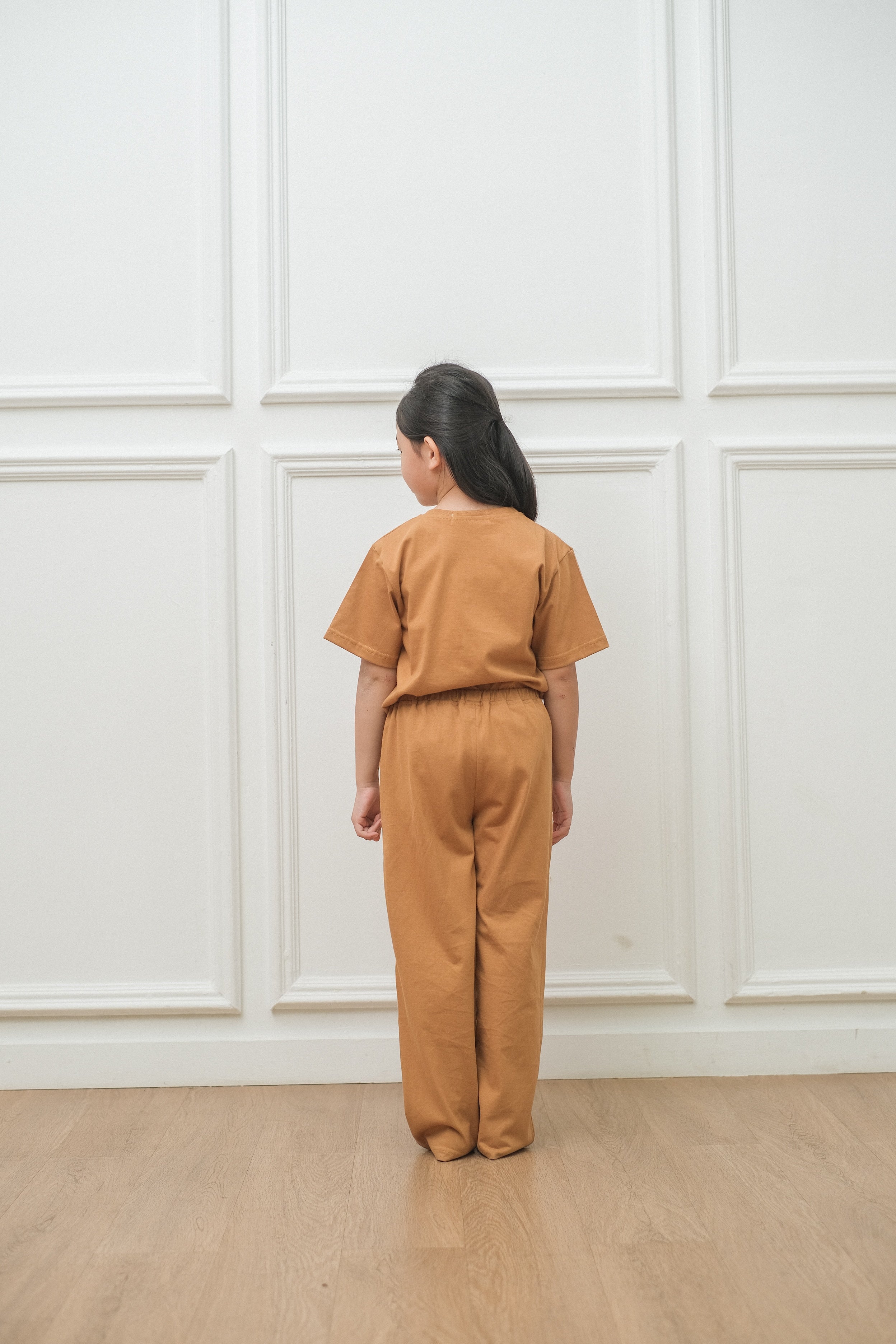 Coco Caramel Cotton Short Pajamas Set for Kids