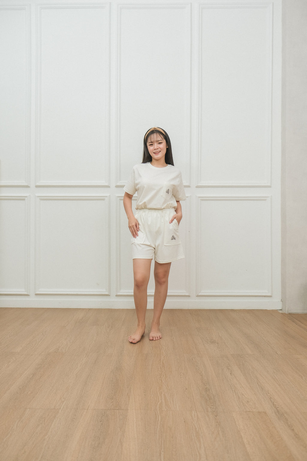 Women Coco Vanilla Cotton Short Pajamas Set