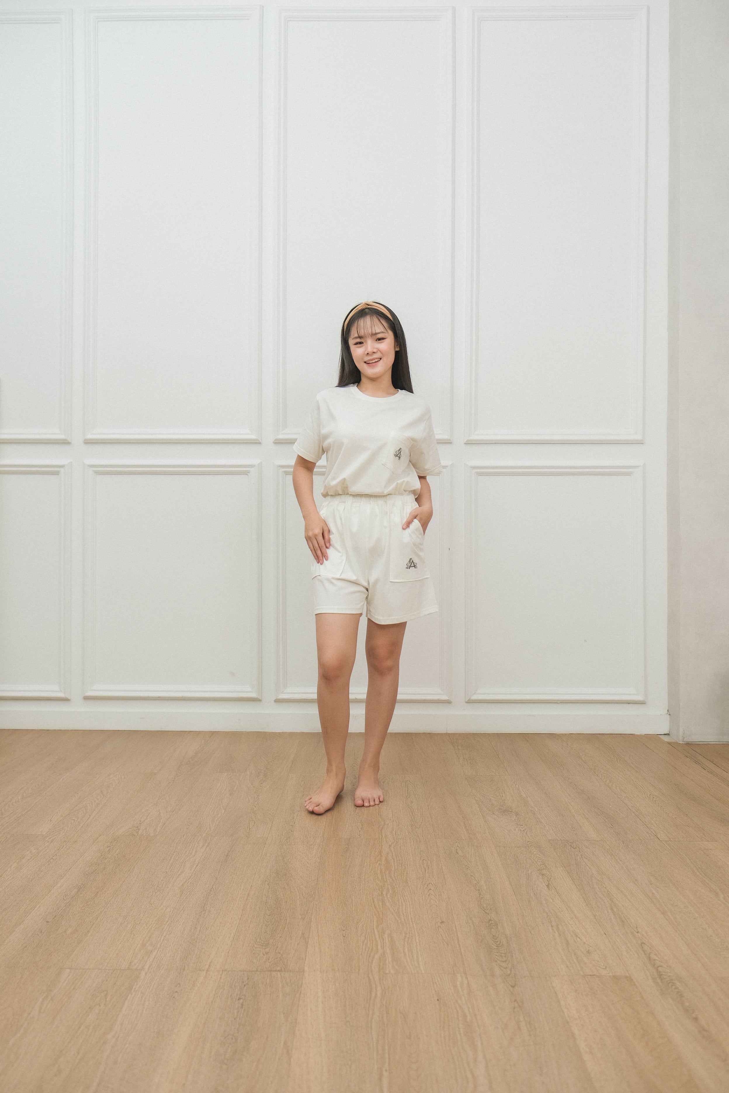 Women Coco Vanilla Cotton Short Pajamas Set