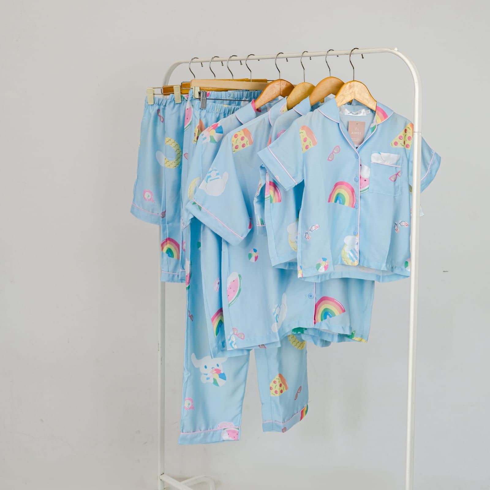 Cinnamoroll Organic Silk Pajamas Mom And Kids