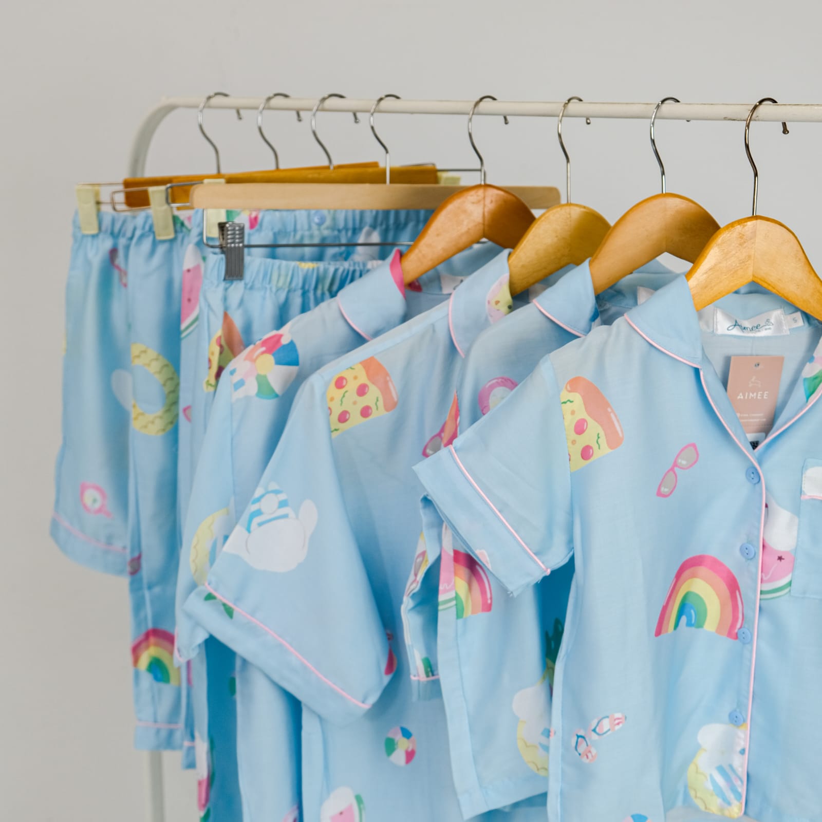 Cinnamoroll Organic Silk Pajamas Mom And Kids